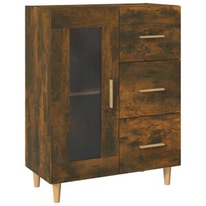 vidaXL Sk&auml;nk r&ouml;kf&auml;rgad ek 69,5x34x90 cm konstruerat tr&auml;