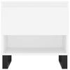 vidaXL Soffbord vit 50x46x50 cm konstruerat tr&auml;