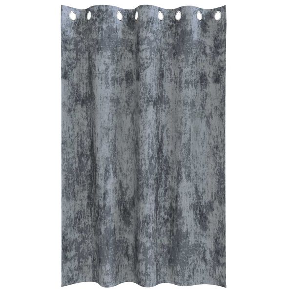 vidaXL Sammetsgardiner 2 pcs Silvergr&aring; 175 x 140 cm Sammet