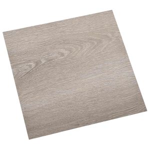vidaXL Golvplankor tr&auml; 5,11 m&sup2; 55 st PVC