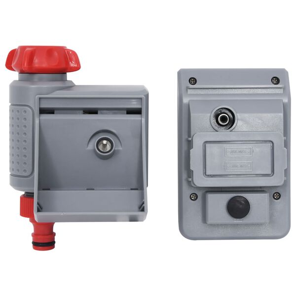 vidaXL Digital bevattningstimer med ett utlopp och fuktsensor