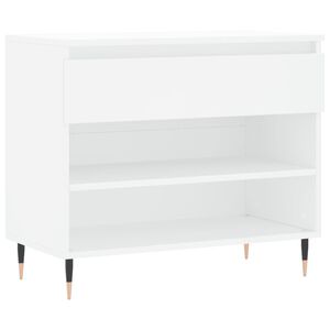 vidaXL Skosk&aring;p vit 70x36x60 cm konstruerat tr&auml;
