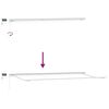 vidaXL Markisram med LED -remsljus Vit 600 × 300 cm Aluminium