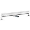 vidaXL V&auml;ggmonterat duschavlopp Silver 90 cm Rostfritt St&aring;l 304