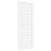 vidaXL Inredningsd&ouml;rr ORKDAL Vit 78 x 202 cm Plywood