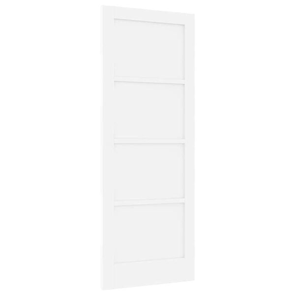 vidaXL Inredningsd&ouml;rr ORKDAL Vit 78 x 202 cm Plywood
