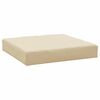 vidaXL Palldyna beige 60x60x8 cm oxfordtyg