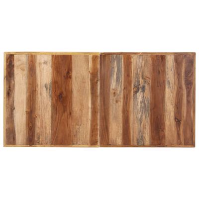 vidaXL Matbord 140x70x75 cm massivt trä med honungsfinish
