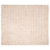 vidaXL Faux Kaninp&auml;ls Filt Olite 4 pcs Beige 220 x 240 cm Polyester