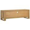 vidaXL Tv-bänk 110x30x35 cm massiv teak
