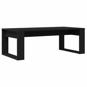 vidaXL Kaffeebord Svart Ek 102 x 50 x 35 cm Konstruerat tr&auml;