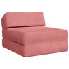 vidaXL F&auml;llbar Soffbed Rosa 60 x 70 x 41 cm Tyg