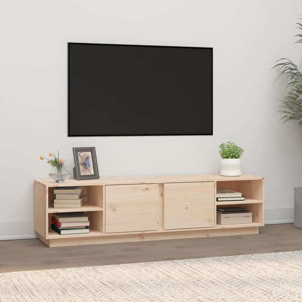 vidaXL Tv-b&auml;nk 156x40x40 cm massiv furu