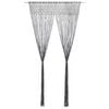 vidaXL Gardin makram&eacute; antracit 140x240 cm bomull