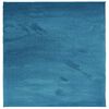 vidaXL Matta OVIEDO kort lugg turkos 240x240 cm