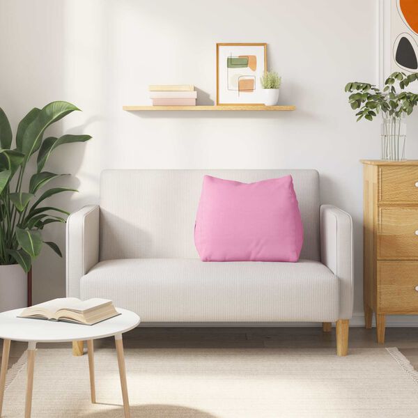 vidaXL Ryggkudde Rosa 60 x 20 x 50 cm tyg