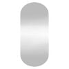 vidaXL Väggspegel 30x70 cm glas oval