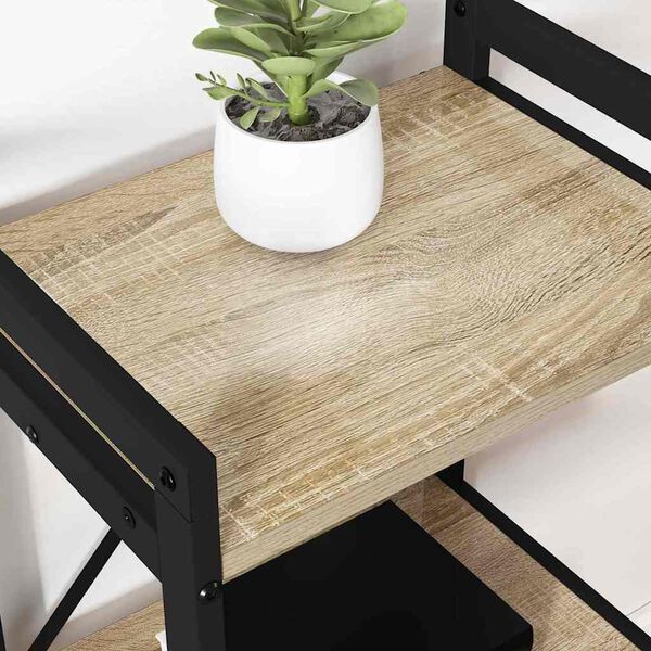 vidaXL Hyllsystem Sonoma-ek 40 x 30 x 50 cm Konstruerat tr&auml;