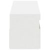 vidaXL TV-bänk med LED-belysning 2 delar vit 60x35x40 cm