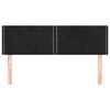 vidaXL Huvudgavlar 2 st svart 72x5x78/88 cm sammet