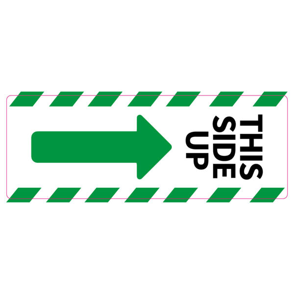 rillrpint Varningsetiketter This side up 45x125 mm 250 st x 5 rullar