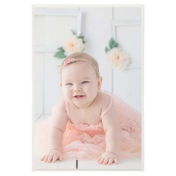 vidaXL Fotoramar 5 st f&ouml;r v&auml;gg eller bord silver 70x90 cm MDF