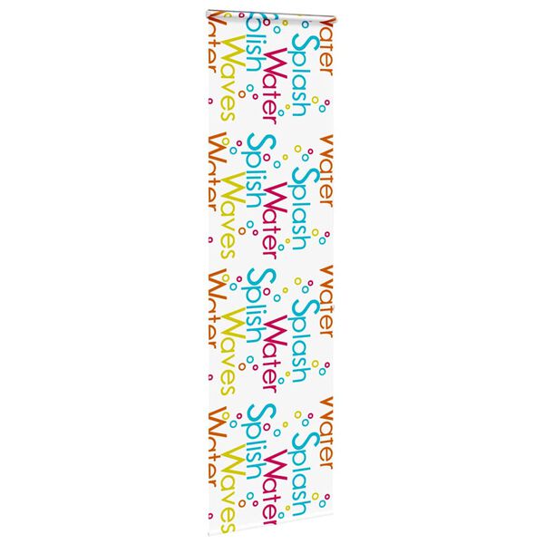 vidaXL Duschrullgardin med kassett 80x240 cm tyg bredd 76 cm