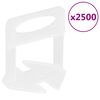 vidaXL Niv&aring;distanser 2500 st 2 mm