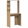 vidaXL Skrivbord Artisan Ek Konstruerat tr&auml; 78,5 x 37 x 154,5 cm