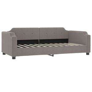 vidaXL Dagb&auml;dd taupe 80x200 cm tyg