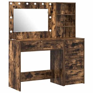 vidaXL Smyckebord 2 st Brun 78.5 x 41 x 135 cm Konstruerat tr&auml;