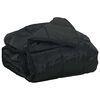 vidaXL Sommar Duvet Svart 220 x 260 cm Satin och Mikrofiber
