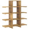 vidaXL Bokhylla 100x30x120 cm massiv teak
