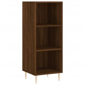 vidaXL Sk&auml;nk brun ek 34,5x32,5x90 cm konstruerat tr&auml;