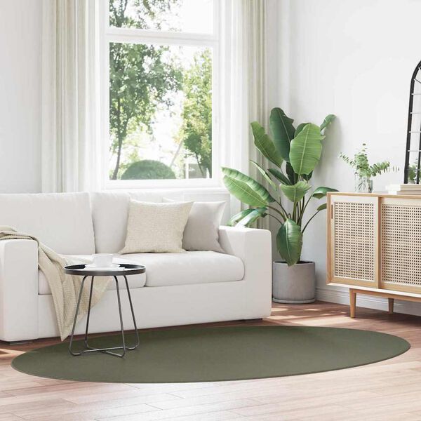 vidaXL Matta HUARTE Skogsgrön 230 x 160 cm 100% Polyester