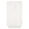 vidaXL Skänk vit 111x34x60 cm massiv furu