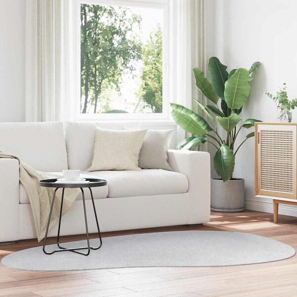 vidaXL Matta HUARTE Gr&aring; 140 x 200 cm Polyester