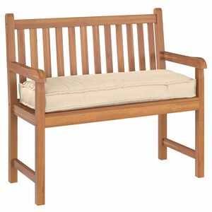 vidaXL Kudde Beige 110 x 40 x 8 cm Oxford Tyg