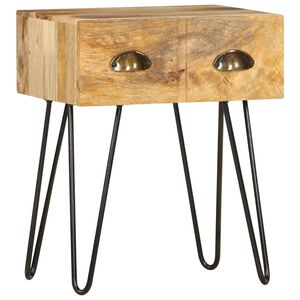 vidaXL S&auml;ngbord 40x30x50 cm massivt mangotr&auml;