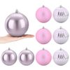 vidaXL Julgransprydnad Set XL 9 st Rosa &Oslash; 15 cm Plast