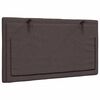 vidaXL Headboard Cushion "Hanko" Dark Brown 80 cm Fabric