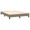 vidaXL Boxspring-s&auml;ngram taupe 140x200 cm tyg