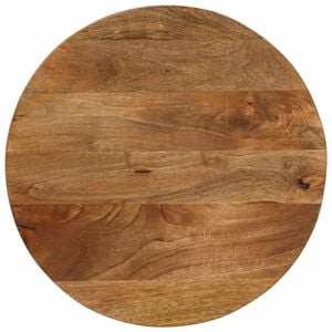vidaXL Bordsskiva &Oslash; 40x3,8 cm rund massivt mangotr&auml;
