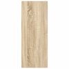 vidaXL Bokhylla 2 hyllor sonoma-ek 40x30x76,5 cm konstruerat tr&auml;