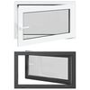 vidaXL Tilt & Turn K&auml;llarf&ouml;nster RISOR 100 x 70 cm PVC och glas