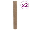 vidaXL Juterulle 2 st 1x50 m 100% jute 200 gsm