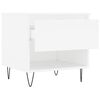 vidaXL Soffbord vit 50x46x50 cm konstruerat trä