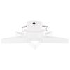 vidaXL Julgransfot vit 47x47x13,5 cm