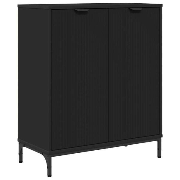 vidaXL Sideboard Svart 69,5 x 33 x 82 cm Konstruerat tr&auml;
