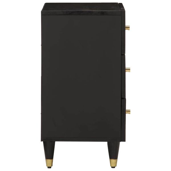 vidaXL Sängbord 50x33x60 cm massivt mangoträ